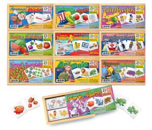 Jogo Educativo da Memória de Alfabetização em MDF - STEM Toys