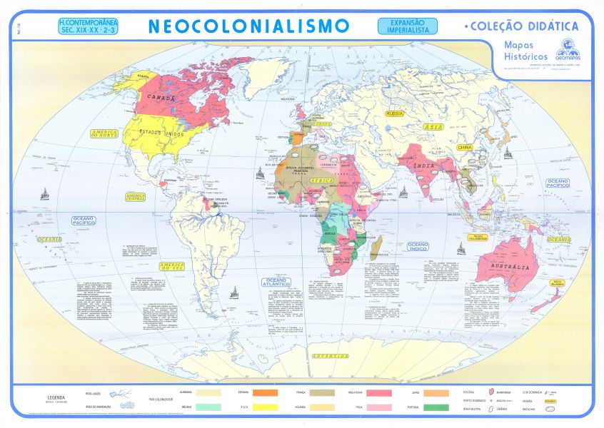 Mapa Neocolonialismo | LojaApoio