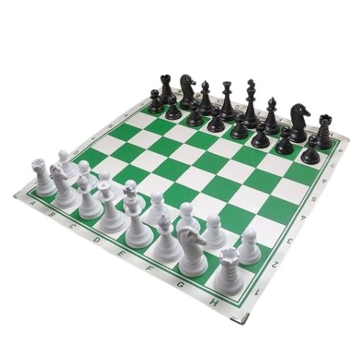 Um telefone com a imagem de um jogo de xadrez