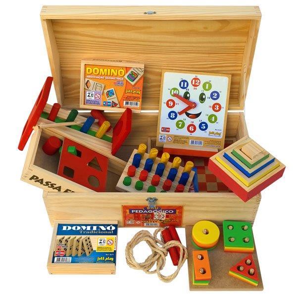 Brinquedo Educativo Jogo Pedagógico em Madeira - Numeros - compre